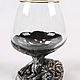 Order Cognac glass 'Lion' made of composite. Best-gifs valentin. Livemaster. . Wine Glasses Фото №3