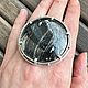 Кольцо крупное с камнем Пирит с Магнетитом в серебре 925. Кольца. Jeweller -Danil. Ярмарка Мастеров.  Фото №4