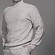 100% linen Men's sweater, Mens sweaters, Kostroma,  Фото №1