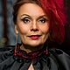 Вуалетка шляпка "Розы цвета марсала". Вуалетка. Яна Ларина citychic.spb (citychicspb). Интернет-магазин Ярмарка Мастеров.  Фото №2