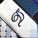 handkerchief mens embroidered cotton accessory style in city Moscow