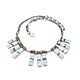 Opal owaihi necklace, designer necklace, blue necklace. Necklace. Irina Moro. My Livemaster. Фото №6