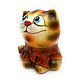 Order Ceramic figurine 'Cat in a shirt'. aboka. Livemaster. . Figurine Фото №3
