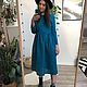 Заказать Платье «София», лён 100%. Elena Khan (nekakUvseh). Ярмарка Мастеров. . Платья Фото №3