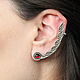 Cuff Earring Petals made of 925 sterling silver GA0030-4, Cuff Earrings, Yerevan,  Фото №1