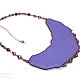 Necklace 'Purple chic'. Necklace. Handmade jewelry - Ulyana Moldovyan. My Livemaster. Фото №5
