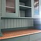 Muebles de cocina: aparador de madera maciza verde oscuro. Kitchen. Joinery in Altai. Ярмарка Мастеров.  Фото №6