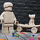 Заказать Фигурка LEGO Чихуа-хуа массив ясеня. Деревянное LEGO и не только :). Ярмарка Мастеров. . Элементы интерьера Фото №3