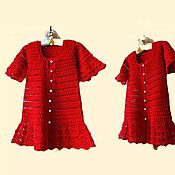 Одежда handmade. Livemaster - original item dresses: Button - down Shirt Dress. Knitted. Handmade.