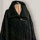 Warm wool coat. Large size. 'Black'. Headwear Sets. Lana Kmekich (lanakmekich). My Livemaster. Фото №5