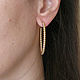 Order Earrings rings balls, fashionable gold earrings, earrings in the form of rings. Irina Moro. Livemaster. . Congo earrings Фото №3