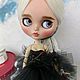 Кукла Блайз кастомная. Балерина Чёрный Лебедь. Custom Blythe Doll. Шарнирная кукла. My_Wonderful_Blythe. Ярмарка Мастеров.  Фото №4