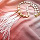 necklace 'odette' (kasumi-like baroque pearls, ostrich feathers). Necklace. Pani Kratova (panikratova). My Livemaster. Фото №6