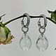 Серьги-трансформеры с хрусталем. Серьги классические. BoNa_jewerly. Ярмарка Мастеров.  Фото №7