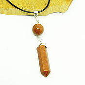 Фен-шуй и эзотерика handmade. Livemaster - original item Pendulum pendant made of glass. Handmade.