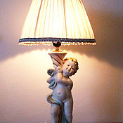 Винтаж: Антикварная люстра, в стиле Каподимонте, 6 светильников