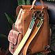 Рюкзак кожаный «District». Рюкзаки. VIKING LEATHER CRAFT. Ярмарка Мастеров.  Фото №4