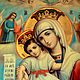 Icono de la madre de Dios 'Digno de Comer' la Misericordia. Icons. ikon-art. Ярмарка Мастеров.  Фото №5