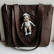 Сумки и аксессуары handmade. Livemaster - original item Author`s leather tote bag 