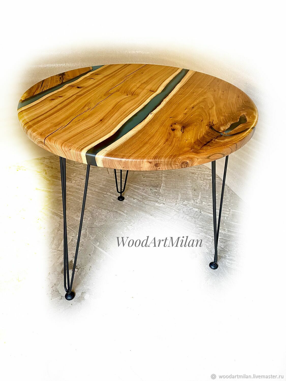 Обеденный стол из слэба вяза. Кофейный стол река – заказать на Ярмарке ...