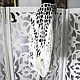 Винтаж: Кофта вязаная ажурная, белая. Свитера винтажные. Мода с секретом (moda-s-sekretom). Ярмарка Мастеров.  Фото №5