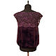 Designer blouse made of silk velvet and lace with luxurious embroidery. Blouses. Beau monde (vipbomond). My Livemaster. Фото №6