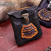 Сумки и аксессуары handmade. Livemaster - original item Copy of The Witcher man leather wallet. Handmade.