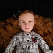 ALICE. Doll handmade from composite
