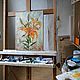 Просто лилия. Масло, холст, 40х30 см. Картины. Татьяна Чепкасова ChepkasovaArt. Интернет-магазин Ярмарка Мастеров.  Фото №2