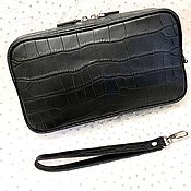 Сумки и аксессуары handmade. Livemaster - original item Bag-clutch from the abdominal part of genuine crocodile leather.. Handmade.