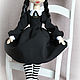 Doll Wednesday Adams 2. Wednesday Addams. Portrait Doll. ElenaDolls. Online shopping on My Livemaster.  Фото №2