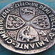 Заказать Винтаж: Антикварная тарелочка Blason Fleur de lys Lion Max le Verrier бронза. Антиквариат и винтаж из Франции. Ярмарка Мастеров. . Кухонная утварь винтажная Фото №3