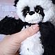 Панда вязаная. Амигуруми куклы и игрушки. Амигурум_и_я ❤'Смешные петельки' сувенирные подарочные игрушки.. Ярмарка Мастеров.  Фото №6