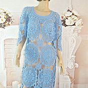 Одежда handmade. Livemaster - original item Handmade dress,cotton,48-52p.. Handmade.