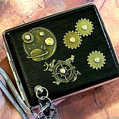 Сувениры и подарки handmade. Livemaster - original item Steampunk cigarette case for 20 cigarettes 85 mm 