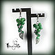 Earrings 'Bunches' jade. Earrings. Lariaty and necklace. Online shopping on My Livemaster.  Фото №2