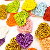 Материалы для творчества handmade. Livemaster - original item Embroidery applique Heart pattern openwork lace FSL free. Handmade.