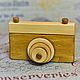 Educational wooden toy for kids a Camera, Stuffed Toys, Moscow,  Фото №1