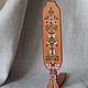 Прялка декоративная (онежская роспись). Народные сувениры. Анастасия (folkcrafts). Интернет-магазин Ярмарка Мастеров.  Фото №2