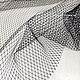 Сетка черная Armani 1062103. Кружево. Итальянские ткани. Ярмарка Мастеров.  Фото №5
