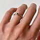 Золотое кольцо с сапфиром василькового цвета 0.12ct. Кольца. AVI JUVI. Ярмарка Мастеров.  Фото №5