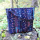 Patchwork Bag Large, Shopper, Patchwork, Boho Blue, 35*35, Crossbody bag, Novosibirsk,  Фото №1