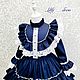 Заказать Платье " Josephine" Звёздная ночь. Little___dress. Ярмарка Мастеров. . Школьная форма Фото №3