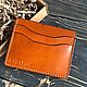 Заказать Кардхолдер «Трагопан» (RLI P-R). Дмитрий Соловьев | MILARIS Leathercraft. Ярмарка Мастеров. . Картхолдер Фото №3