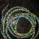 Opal Beads 93,5 carats. Necklace. kamniurala. My Livemaster. Фото №6