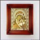 Icon of the Kazan Mother of God /in kiota/ z271. Icons. Zlatiks2. Ярмарка Мастеров.  Фото №4