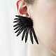 Pusey 'Wings'. Stud earrings. Ксения (by Popova). My Livemaster. Фото №5