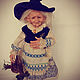 Granny the herbalist. Option 2. Stuffed Toys. doll with a soul. My Livemaster. Фото №5