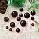 Ball-amber14mm-cherry red color-Drilled - Real, Beads1, Kaliningrad,  Фото №1