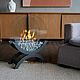 Bio fireplace outdoor Lounge 'Graphite'. Fireplaces. Woodkamin - wood fireplaces. My Livemaster. Фото №5